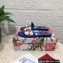 Dolce & Gabbana Heel 10.5cm print Floral slides Blue 2023