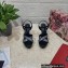 Dolce & Gabbana Heel 12cm Platform 1.5cm criss-cross straps sandals Black with rhinestone 2023