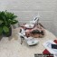 Dolce & Gabbana Heel 12cm Platform 1.5cm criss-cross straps sandals White with rhinestone 2023
