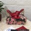 Dolce & Gabbana Crystal DG Pop Heel 10.5cm criss-cross straps Mules Crocodile-print calfskin Red 2023
