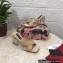 Dolce & Gabbana Crystal DG Pop Heel 10.5cm criss-cross straps Mules Crocodile-print calfskin Beige 2023