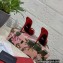 Dolce & Gabbana Heel 10.5cm Patent leather mules Red with DG logo 2023