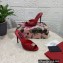 Dolce & Gabbana Heel 10.5cm Patent leather mules Red with DG logo 2023