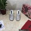 Dolce & Gabbana DG Pop Heel 10.5cm Leather Mules Silver with fusible rhinestone 2023