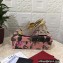 Dolce & Gabbana DG Pop Heel 10.5cm Leather Mules Gold with fusible rhinestone 2023