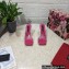Dolce & Gabbana DG Pop Heel 10.5cm criss-cross straps Mules PVC Fuchsia 2023