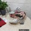 Dolce & Gabbana DG Pop Heel 10.5cm criss-cross straps Mules PVC Silver 2023