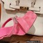 Hermes Heel 9.5cm Glamour Sandals in suede goatskin Pink 2023