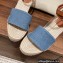 Hermes Heel 8.5cm Platform 5cm Tipoli espadrille Sandals Denim Blue 2023