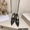 Jimmy Choo Heel 10cm Diamond Talura Soft Patent Leather Pumps Black with Chain 2023