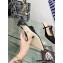 Dior Heel 6.5cm Capture Mules in Transparent Mesh Embroidered with Black Saint-Gall Motif 2023