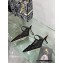 Dior Heel 9.5cm Capture Mules in Transparent Mesh Embroidered with Black Saint-Gall Motif 2023