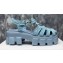 Prada Monolith raffia sandals Blue 2023