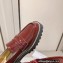 Jimmy Choo Deanna Crystal-Embellished Patent Leather Loafers Burgundy 2023