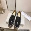 Jimmy Choo Deanna Crystal-Embellished Patent Leather Loafers Black 2023