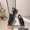 Jimmy Choo Deanna Crystal-Embellished Patent Leather Loafers Black 2023