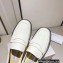 Jimmy Choo Deanna Crystal-Embellished Patent Leather Loafers White 2023