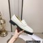Jimmy Choo Deanna Crystal-Embellished Patent Leather Loafers White 2023