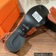 Hermes Heel 6cm Elbe Sandals in suede goatskin Brown 2023