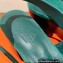 Hermes Heel 6cm Elbe Sandals in suede goatskin Green 2023