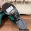 Hermes Heel 6cm Elbe Sandals in suede goatskin Green 2023