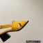 Hermes Heel 6cm Elbe Sandals in suede goatskin Yellow 2023