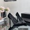 Alexander Wang Heel 10.5cm DELPHINE 105 PUMPs IN MESH/CRYSTAL Black 2023