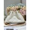 Dior Medium Ammi Bag in Supple Macrocannage Lambskin White 2023