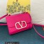 Valentino Vlogo Leather Shoulder Bag 2051 Fuchsia 2023