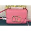 Valentino Vlogo Leather Shoulder Bag 2051 Pink 2023