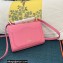 Valentino Vlogo Leather Shoulder Bag 2051 Pink 2023
