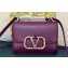Valentino Vlogo Leather Shoulder Bag 2051 Purple 2023