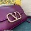 Valentino Vlogo Leather Shoulder Bag 2051 Purple 2023