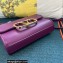 Valentino Vlogo Leather Shoulder Bag 2051 Purple 2023