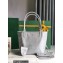 Goyard Anjou Reversible Claire-Voie Mini Tote Bag Silver