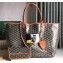 Goyard Hulot Print Saint Louis Claire-Voie PM/GM Tote Bag Brown