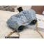Dior Small Ammi Bag in Supple Macrocannage Lambskin Blue 2023
