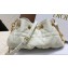 Dior Small Ammi Bag in Supple Macrocannage Lambskin White 2023