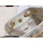 Dior Small Ammi Bag in Supple Macrocannage Lambskin White 2023