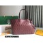 Goyard Chien Gris Pet Tote Bag Burgundy