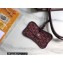 Goyard Chien Gris Pet Tote Bag Burgundy