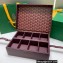Goyard Watch Box Bag Burgundy