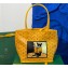 Goyard Hulot Print Anjou Reversible Mini Tote Bag Yellow