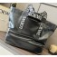 Loewe Fold Shopper Bag in paper calfskin Black 2023