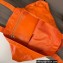 Loewe Fold Shopper Bag in paper calfskin Orange 2023