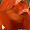 Loewe Fold Shopper Bag in paper calfskin Orange 2023