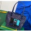 Goyard Hulot Print Anjou Reversible Mini Tote Bag Dark Blue