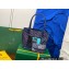 Goyard Hulot Print Anjou Reversible Mini Tote Bag Dark Blue