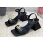Dolce & Gabbana Heel 6.5cm Nappa-look calfskin sandals Black 2023