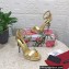 Dolce & Gabbana DG Heel 12cm Platform 1.5cm Leather sandals Gold 2023Dolce & Gabbana DG Heel 12cm Platform 1.5cm Leather sandals Gold 2023